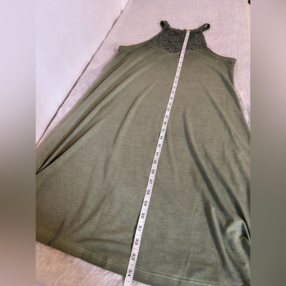 Mudd Olive Green Lace Halter Dress - Picture 10 of 10
